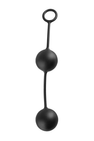 Анальные шарики Elite Vibro Balls черные диаметр 3,75см 00000008170 - фото 47058