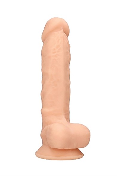 Фаллос Silicone Dildo термоактивный силикон с мошонкой, 17,8см. 00000014928 - фото 47468