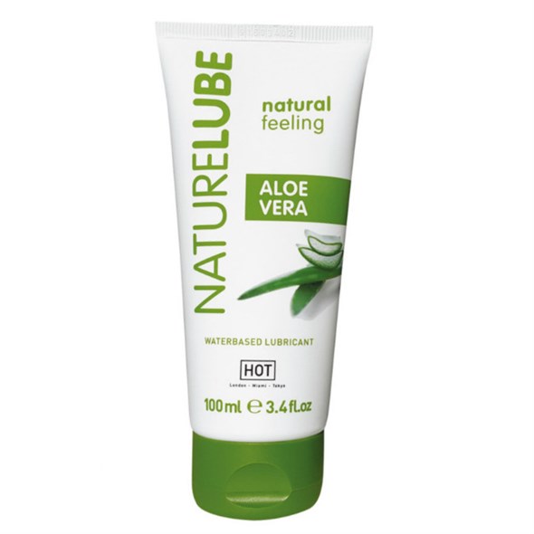 Лубрикант HOT NatureLube Aloe Vera с алое водный, 100мл 00000015742 - фото 47946