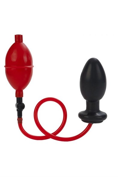 Пробка-расширитель Expandable Butt Plug, черно-красная 00000015017 - фото 48969