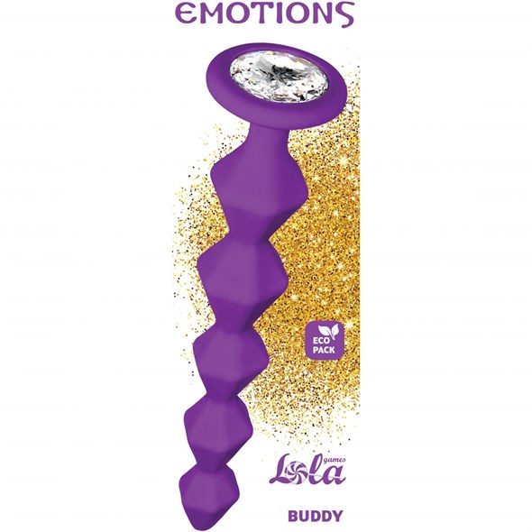 Анальная цепочка с кристаллом Emotions Buddy 17,7*4,1 см 01000307936 - фото 52207