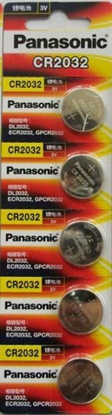 Батарейка Panasonic CR2032-3V, 1шт 00000009873 - фото 53617