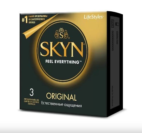 Презервативы Skyn Original классические без латексные, 3 шт 01000308368 - фото 53839