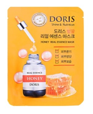 Питательная ампульная маска для лица с экстрактом мёда Doris Honey Real Essence Mask 25 мл 01000308386 - фото 54392