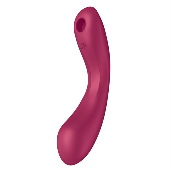 Двусторонний вакуумно-волновой стимулятор Satisfyer Curvy Trinity 1, красный 01000309186 - фото 56825