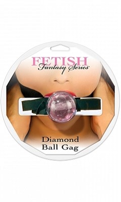 Кляп FF Diamond Ball Gag розовый 00000002570