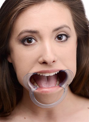 Расширитель рта Dental Mouth Gag прозрачный пластик 00000013242