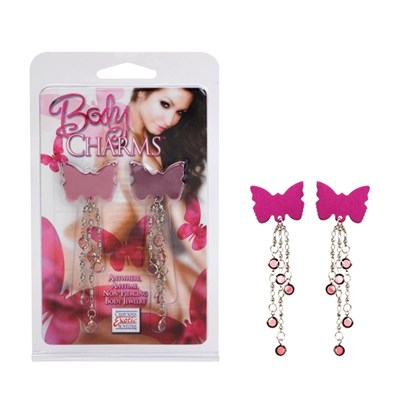 Украшения-бабочки для груди Body Charms Pink Butterfly 00000006449