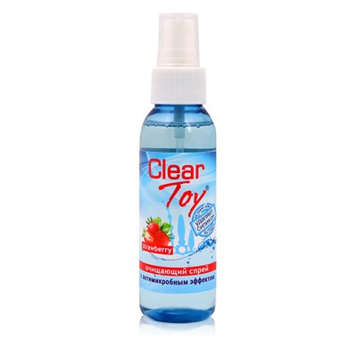 Очищающий спрей Clear Toy антимикробный аромат клубники, 100мл