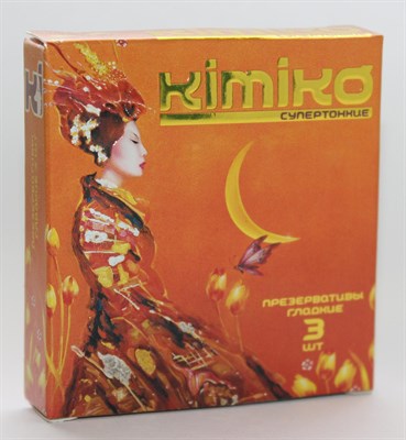 Презервативы KIMIKO супертонкие, 3шт. 00000016038