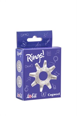 Эрекционное кольцо Rings Cogweel прозрачное 00000012820