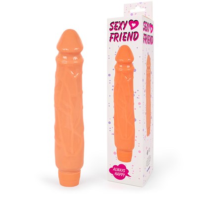 Вибратор-реалистик Sexy Friend без мошонки телесный, 23*4,5 см 01000017047