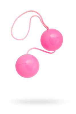 Вагинальные шарики Toyfa, пластик, розовый, 20,5 см