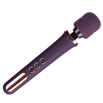 Принудитель оргазма Wand Massager перезарядный бордовый, 10 режимов, 32*6см 01000307915