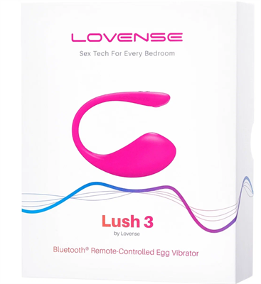 Гаджетовый смарт вибратор для пар Lovense Lush 3, розовый 01000308111