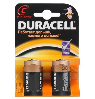 Батарейка Duracel LR14, 1шт