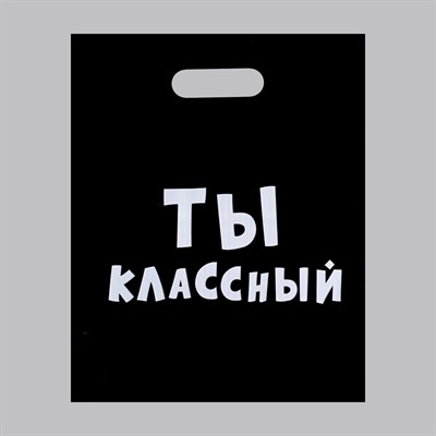 Пакет «Ты классный» 31*40см, 60 мкм 01000017444