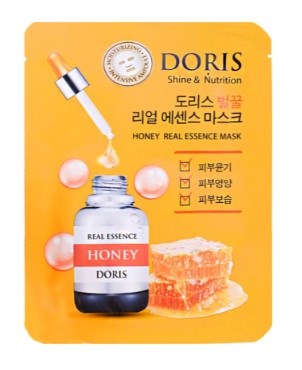 Питательная ампульная маска для лица с экстрактом мёда Doris Honey Real Essence Mask 25 мл