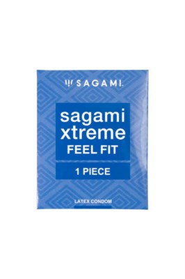 Презерватив Sagami Xtreme Feel Fit розовый без накопителя сверхтонкий латекс 0,04мк, 1шт