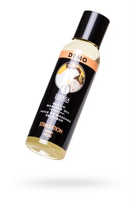 Массажное масло Shunga Стимуляция 'Персик' возбуждающее с ароматом персика, 60мл
