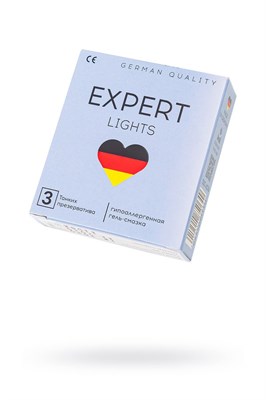 Презервативы Expert Lights ультратонкие, 3 шт. 01000310069