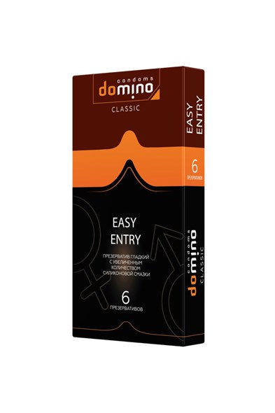 Презервативы Domino Classic Easy Entry двойная смазка, 6шт 00000015625 - фото 46345