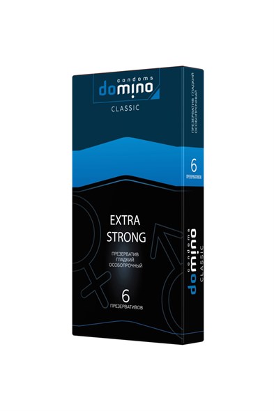 Презервативы Domino Classic Extra Strong особопрочные, 6шт 00000015626 - фото 46346