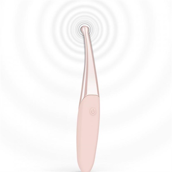 Точечный вибромассажер Senzi Vibrator - Pink, 12 режимов 00000015553 - фото 46461