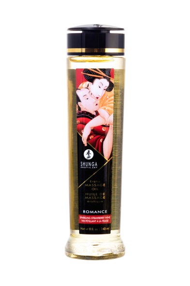 Масло массажное Shunga Erotic Massage Oil Шампанское и Клубника - 240 мл. 00000001181 - фото 50401