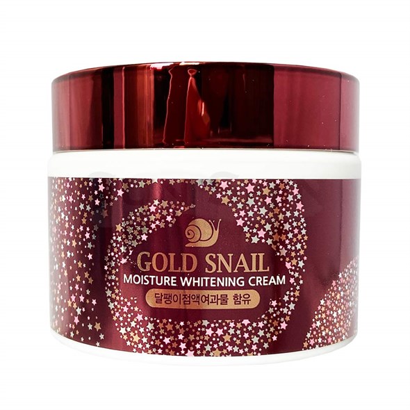 Осветляющий улиточный лифтинг-крем для лица Gold Snail Moisture Whitening Cream,50 гр 01000307319 - фото 50637