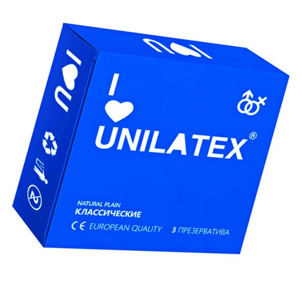 Презервативы Unilatex Natural Plain гладкие классические, 3 шт 01000308872 - фото 55194