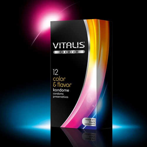 Презервативы VITALIS Premium Color & Flavor цветные арома, 12 шт 00000015667 - фото 57079