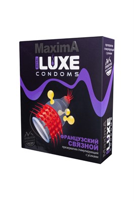 Презерватив Luxe Maxima Французский связной, 1шт 00000013365