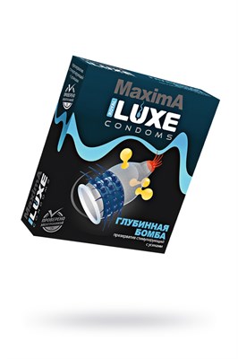 Презерватив Luxe Maxima Глубинная бомба, 1шт 00000013871