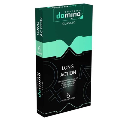 Презервативы Domino Classic Long Action пролонгирующие, 6 шт. 00000016191