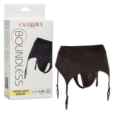 Трусики для страпона c подвязкой Boundless™ Thong with Garter, L/XL 01000017239