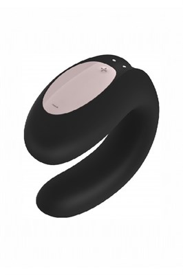 Смарт вибро-массажер Satisfyer Double Joy для пар, черный 00000014799