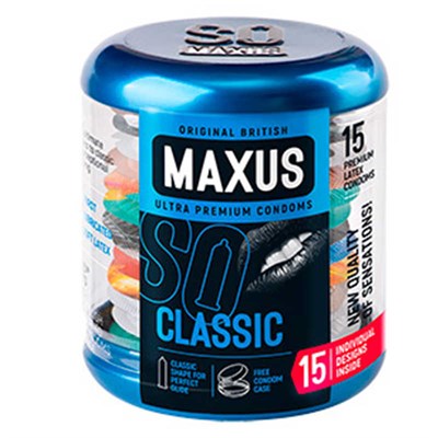 Презервативы Maxus Classic классические в железном кейсе, №15 01000307694