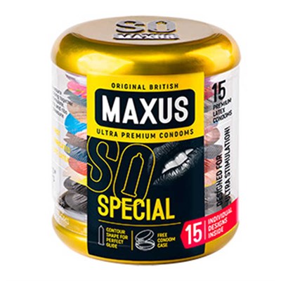 Презервативы Maxus Special рельефные в железном кейсе, №15 01000307695